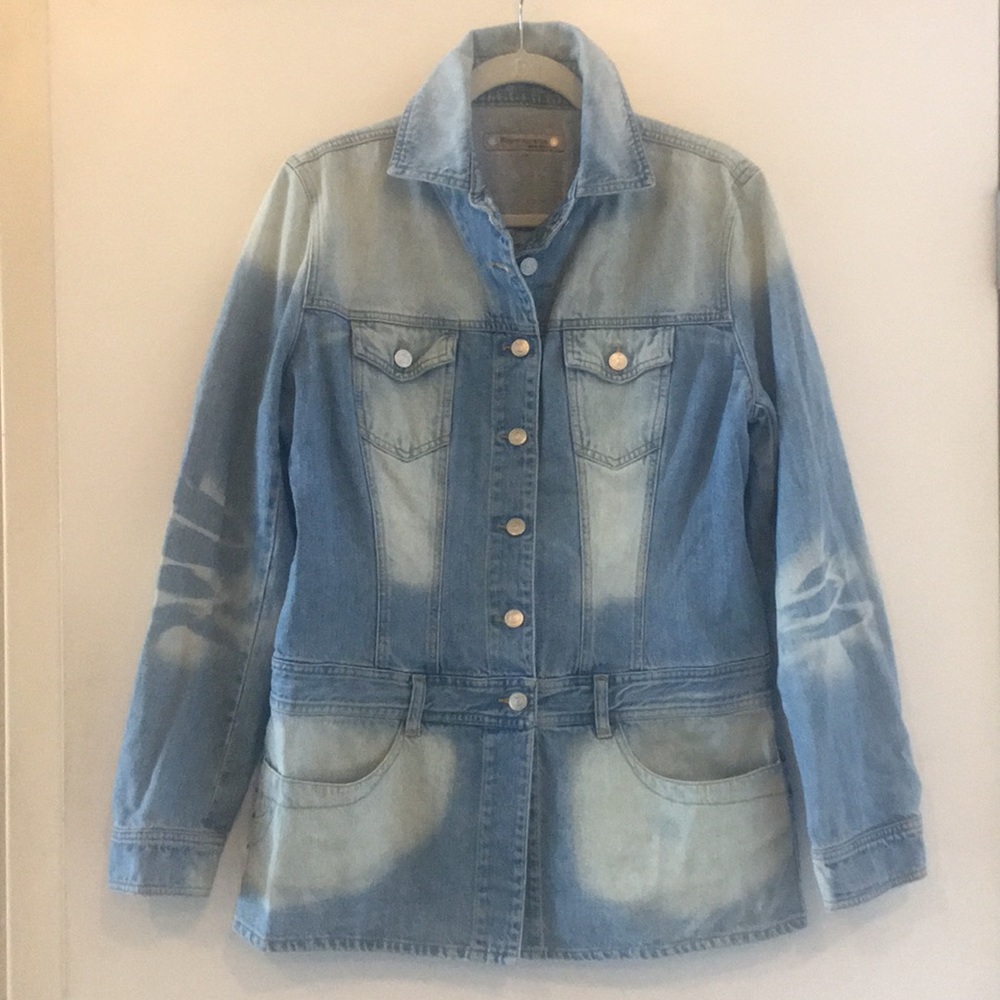 SUPER FUN long jean jacket! Made in Italy!